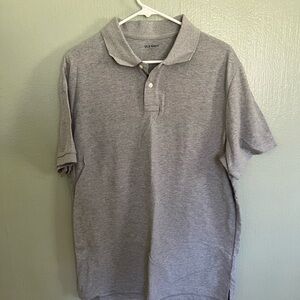 Old Navy Men's Heather Gray Polo